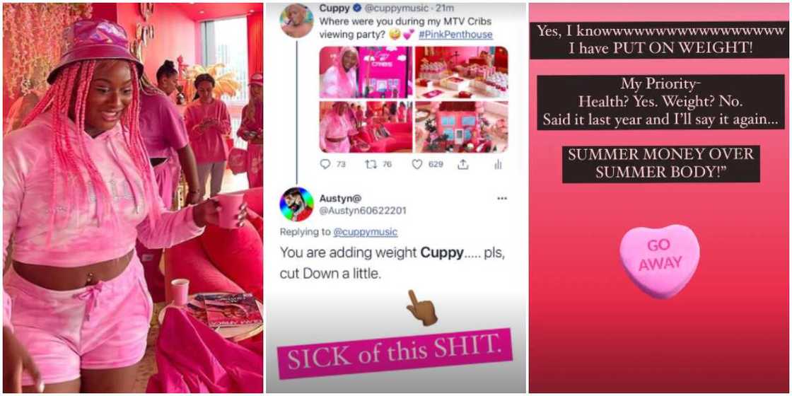 DJ Cuppy, internet user. DJ Cuppy, internet user.