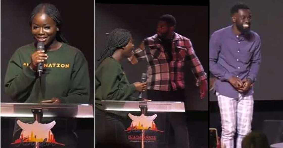 Man proposes to lover in church, surprise proposal Man proposes to lover in church, surprise proposal