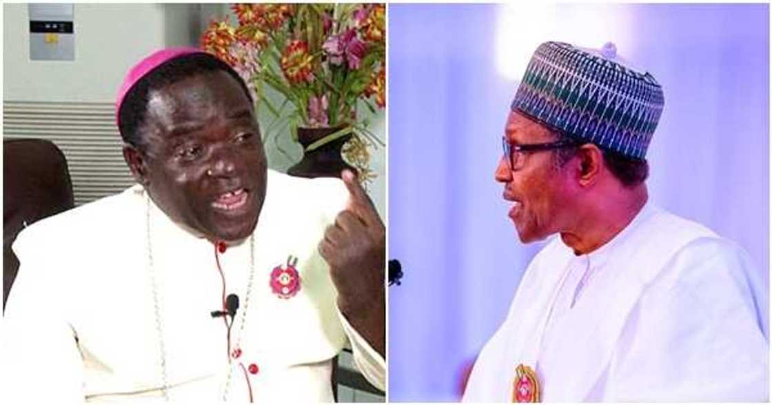 Alleged incitement: Dino Melaye tells Buhari not to arrest Bishop Kukah Alleged incitement: Dino Melaye tells Buhari not to arrest Bishop Kukah