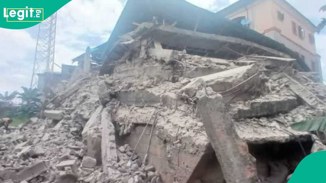 Tension grips Anambra after a three-storey building collapse leaves many trapped.