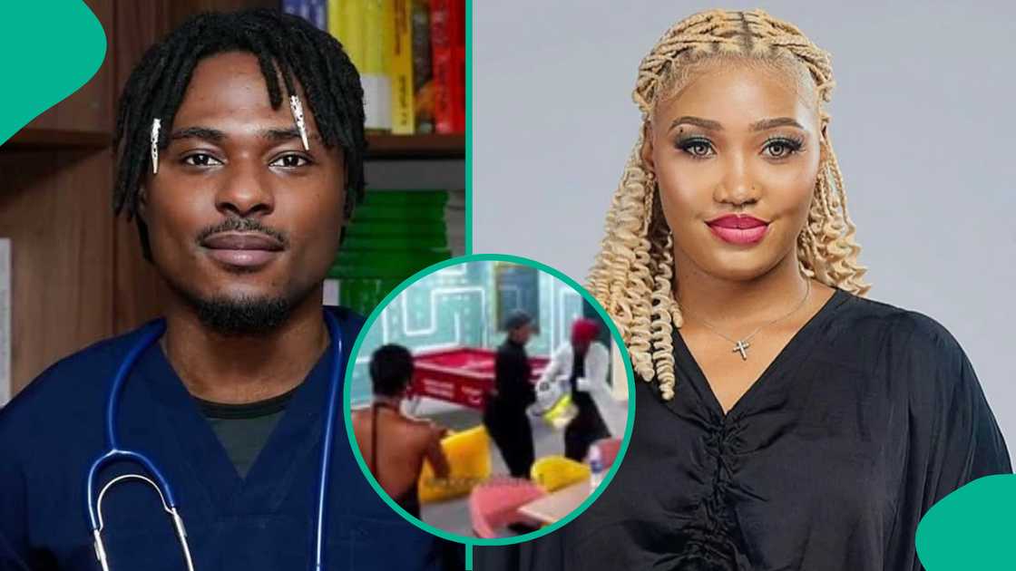 Faith and Sultana caught up in heated exchange in BBNaija house. Faith and Sultana caught up in heated exchange in BBNaija house.