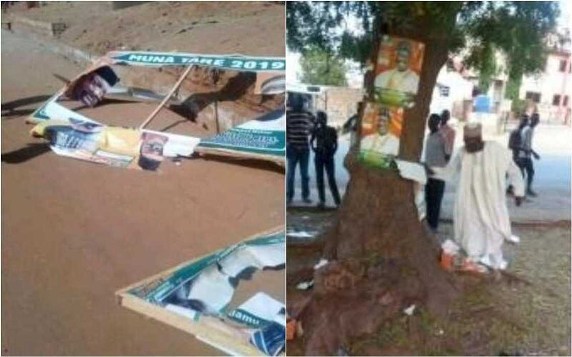 An nadi hoton wani jigo a gwamnatin Jigawa yana lalata fostocin jam'iyyun adawa An nadi hoton wani jigo a gwamnatin Jigawa yana lalata fostocin jam'iyyun adawa