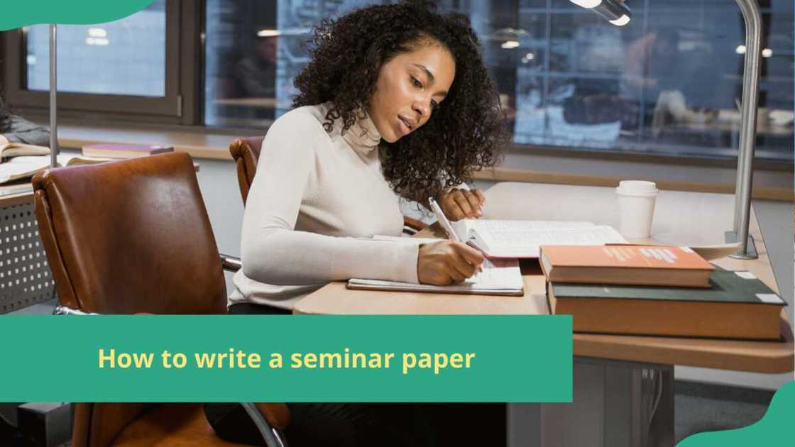 How to write a seminar paper