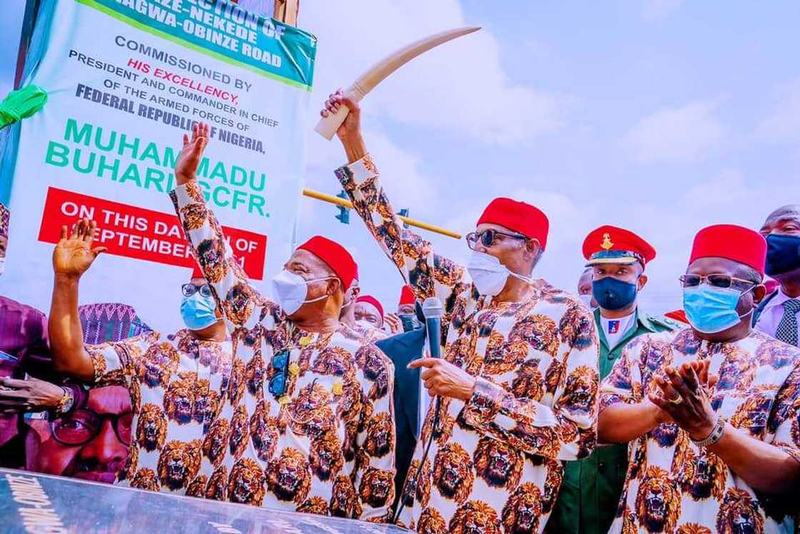 Buhari warns against the separation of Nigeria. Buhari warns against the separation of Nigeria.