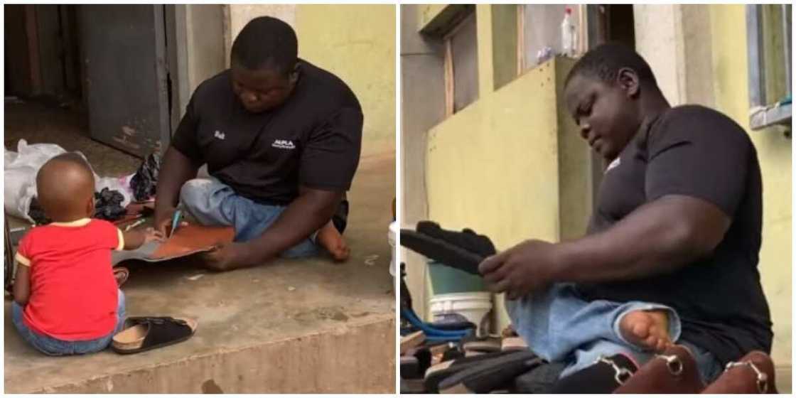 I Get Orders for my Shoes from UK: 38-Year-Old Physically Challenged Shoemaker on his Experience so Far I Get Orders for my Shoes from UK: 38-Year-Old Physically Challenged Shoemaker on his Experience so Far