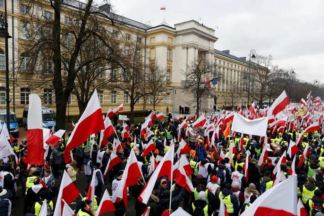Farmers in Poland and elsewhere in the EU have been protesting against Ukrainian imports Farmers in Poland and elsewhere in the EU have been protesting against Ukrainian imports