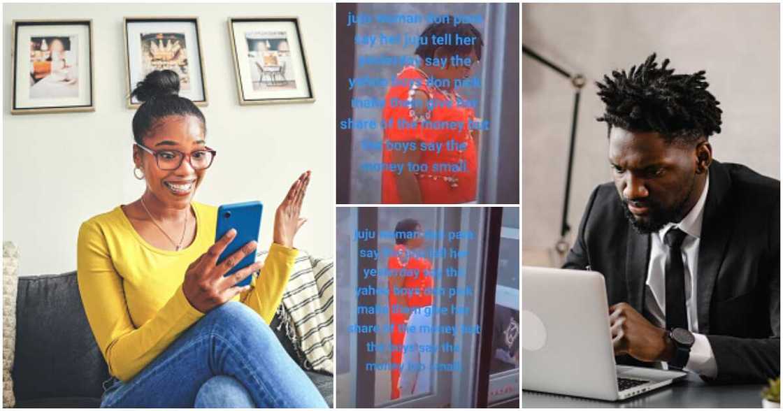 Female herbalist, yahoo boys, yahoo boys' house, share of their loot, yahoo boys latest news Female herbalist, yahoo boys, yahoo boys' house, share of their loot, yahoo boys latest news