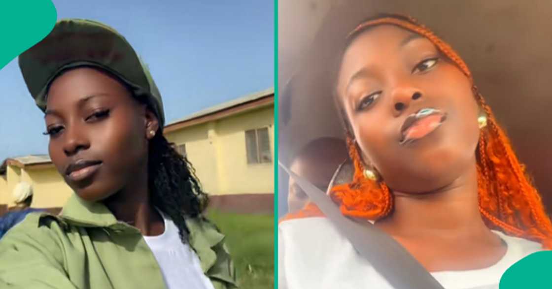 Corps member cries out after getting posted to a bakery. Corps member cries out after getting posted to a bakery.