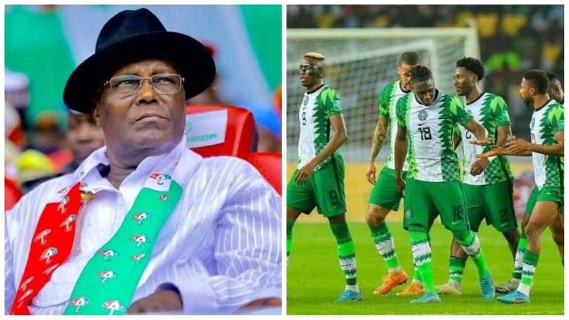 Atiku Abubakar, Football pitch, 2023 presidential election, PDP