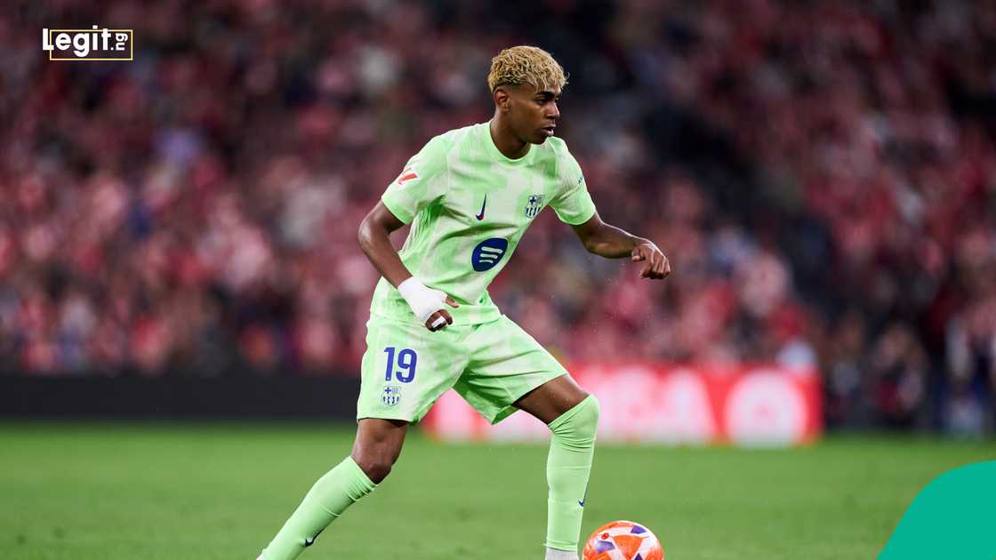 Lamine Yamal, Barcelona, La Liga, Athletic Club, Bilbao, Spain. Lamine Yamal, Barcelona, La Liga, Athletic Club, Bilbao, Spain.