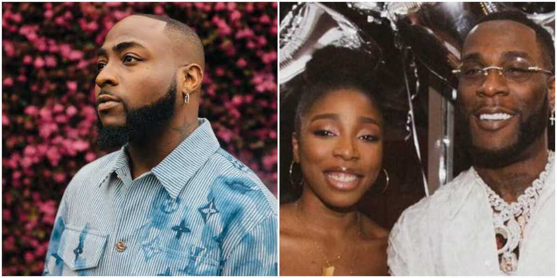Davido, Burna Boy and sinter Nissi Ogulu Davido, Burna Boy and sinter Nissi Ogulu