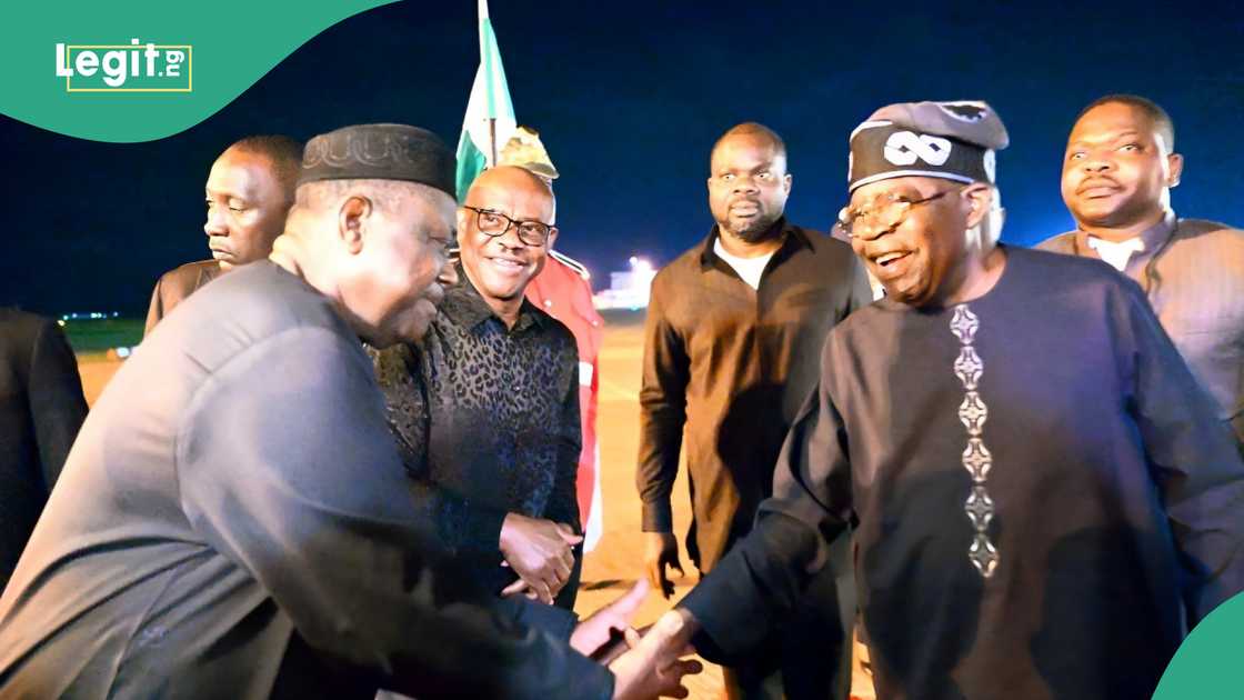 Tinubu lands in Nigeria after trips abroad Tinubu lands in Nigeria after trips abroad