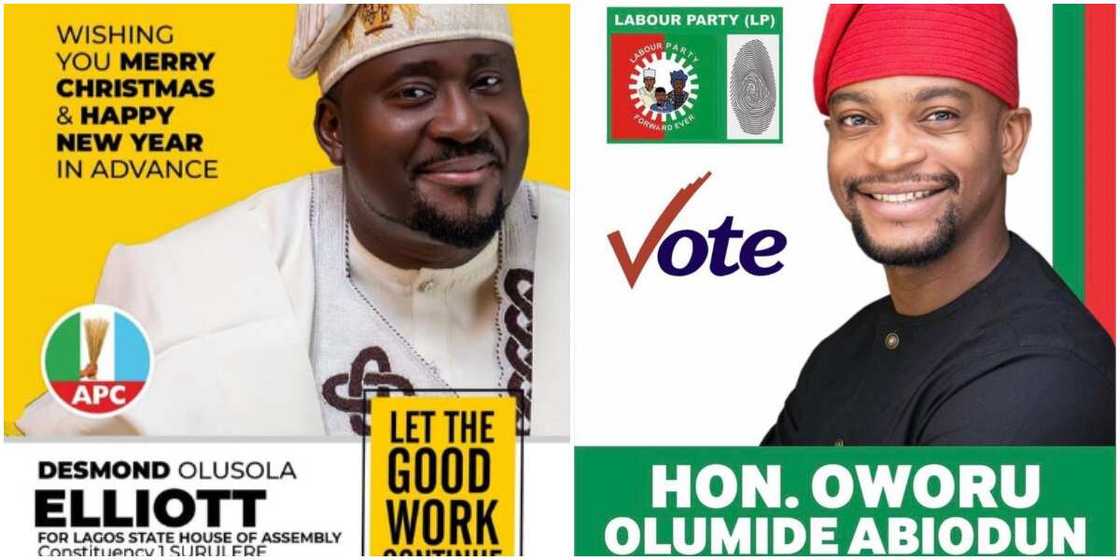 Olumide Oworu and Desmond Elliott Olumide Oworu and Desmond Elliott