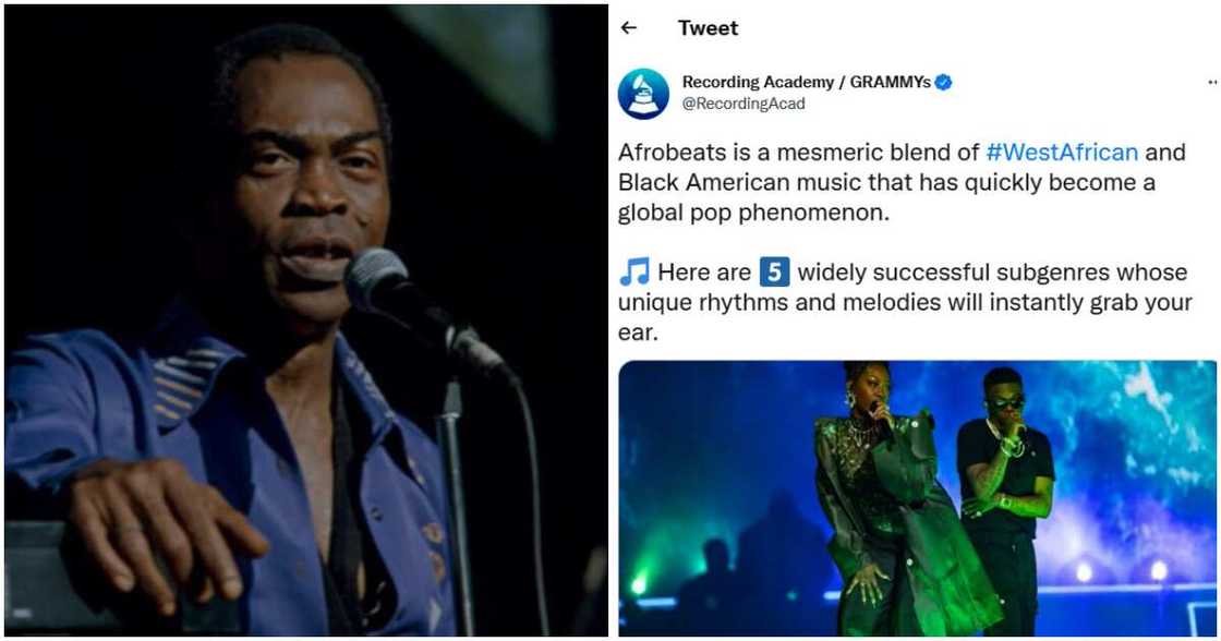 Grammys dragged by Nigerians over Afrobeats music.