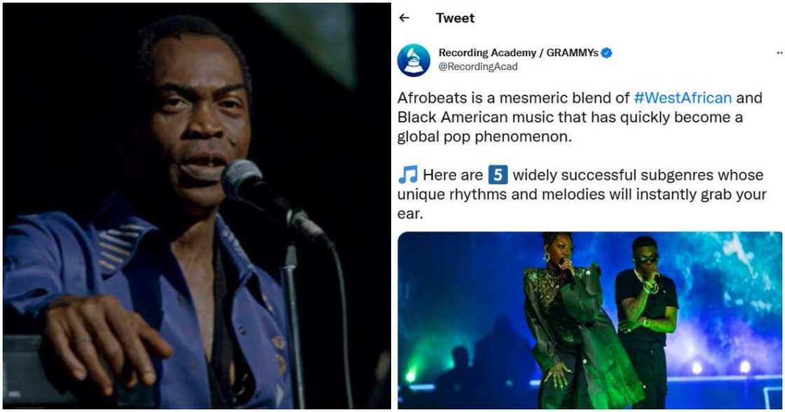 Grammys dragged by Nigerians over Afrobeats music. Grammys dragged by Nigerians over Afrobeats music.