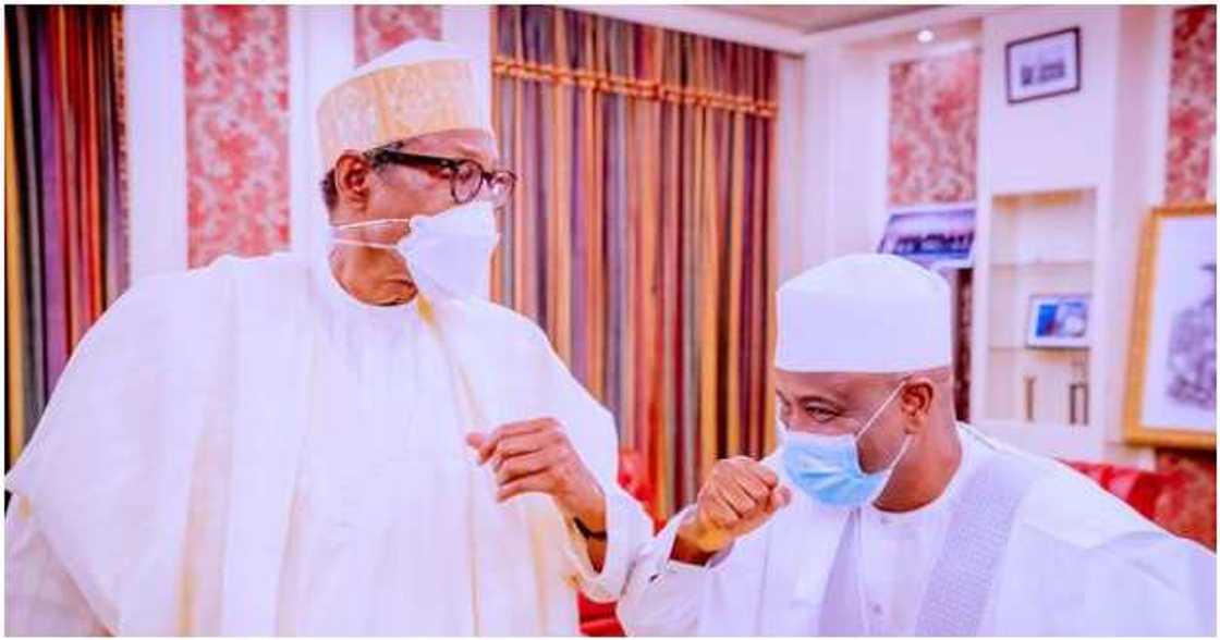 Governor Tambuwal, Buhari Governor Tambuwal, Buhari