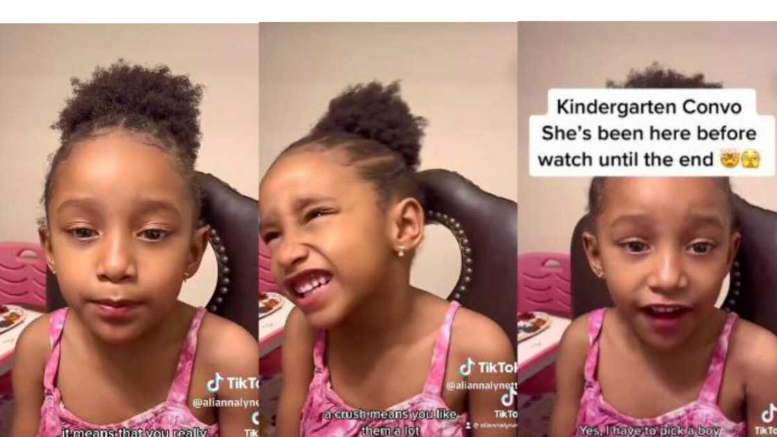 Little girl talks about love and life Little girl talks about love and life