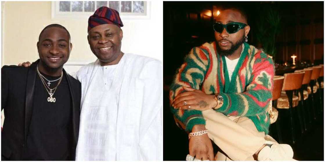 Davido and his dad Chief Adeleke, Davido Adeleke