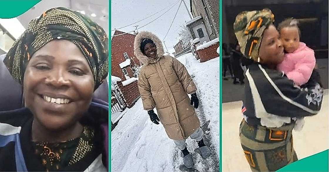 Nigerian mum arrives UK to see family