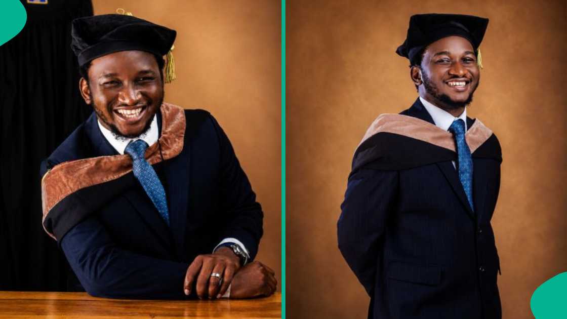 "I almost quit": Man celebrates earning master's degree from Babcock University, shares inspiring story