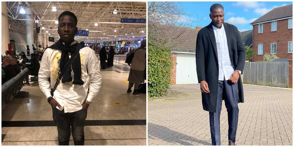 Nigerian man who left the country shares before vs after photos, many say he has surprisingly got taller Nigerian man who left the country shares before vs after photos, many say he has surprisingly got taller