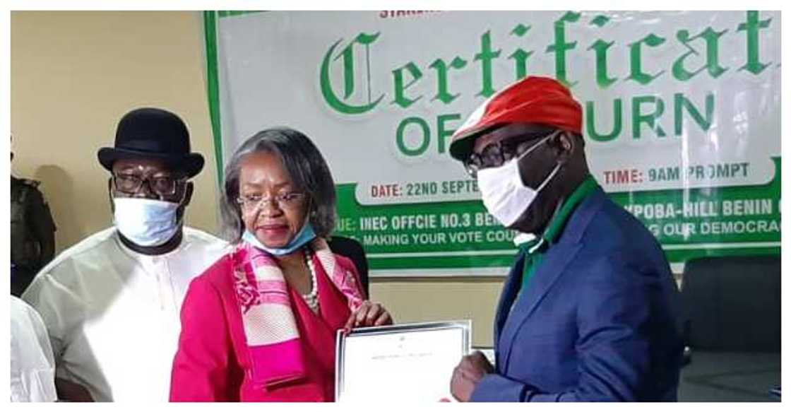 We've no court order to probe certificate forgery claim against Obaseki, says INEC We've no court order to probe certificate forgery claim against Obaseki, says INEC