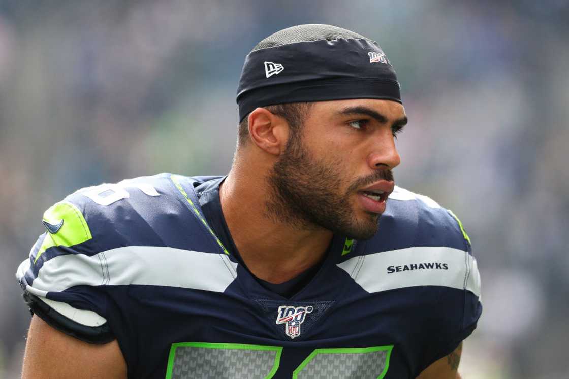 Mychal Kendricks of the Seattle Seahawks looks on prior to taking on the Cincinnati Bengals during their game at CenturyLink Field Mychal Kendricks of the Seattle Seahawks looks on prior to taking on the Cincinnati Bengals during their game at CenturyLink Field
