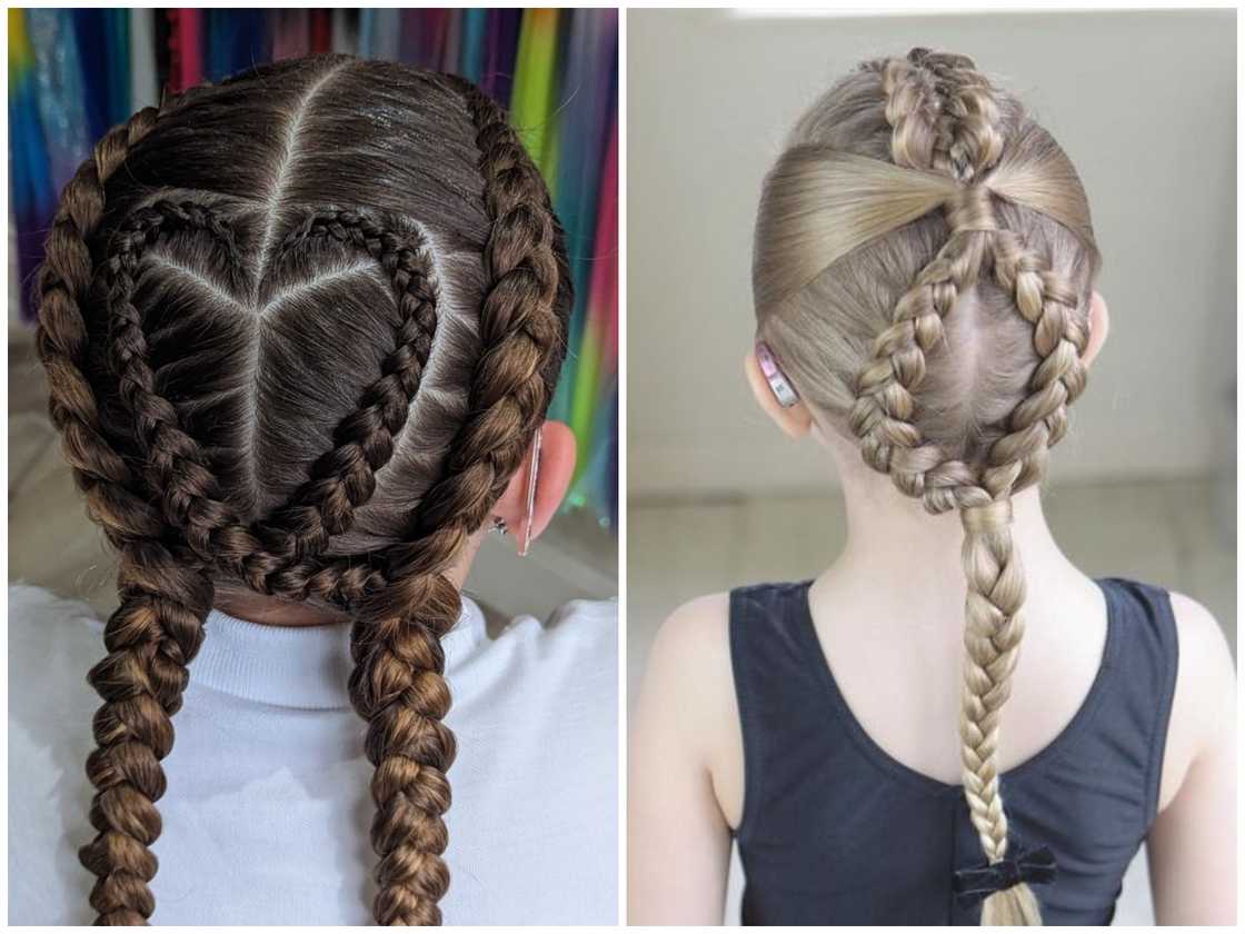 Cool knotted braids