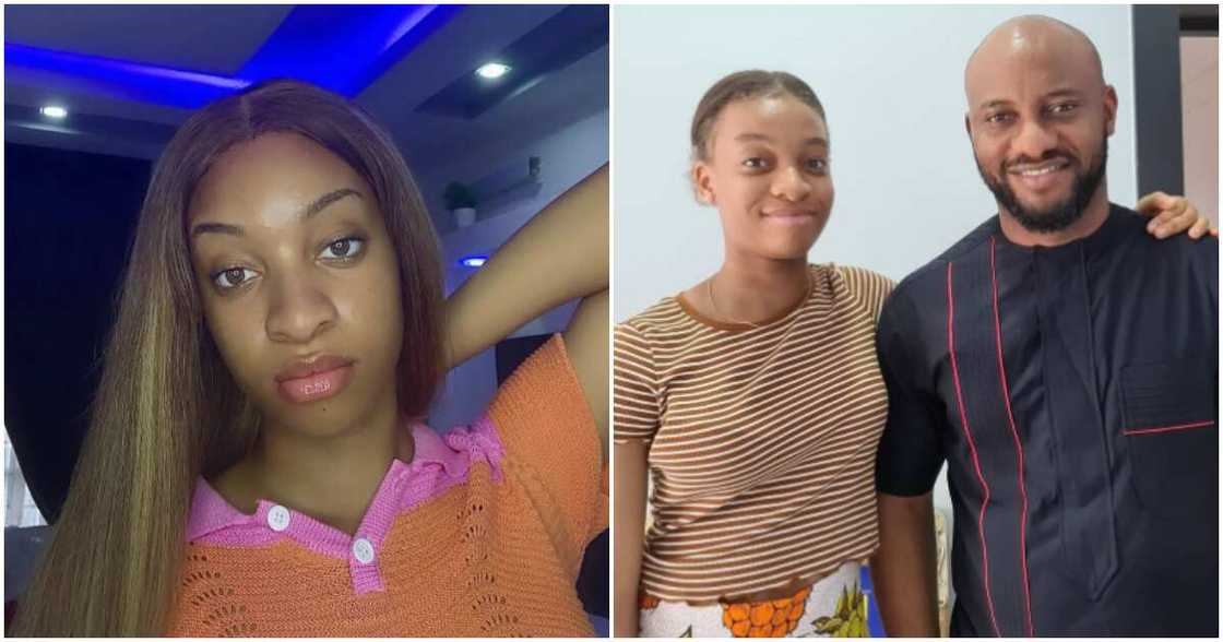 Actor Yul Edochie and daughter Danielle Actor Yul Edochie and daughter Danielle