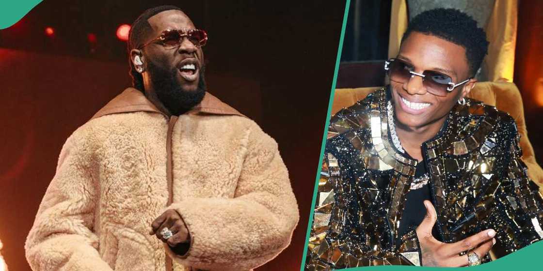 Fans dig up old picture of Burna Boy working in studio. Fans dig up old picture of Burna Boy working in studio.