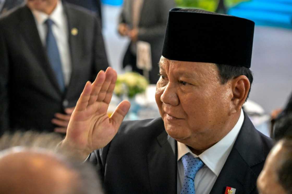 Images of Indonesian President Prabowo Subianto, pictured in February 2025, have been used in a deepfake scam that has swindled Indonesians across 20 provinces