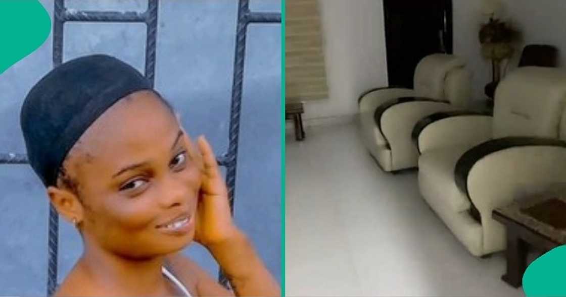 Lady who visited boyfriend's family house vows to marry him after finding out his dad is a chief. Lady who visited boyfriend's family house vows to marry him after finding out his dad is a chief.