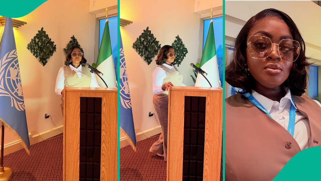 Actress Eniola Badmus shares pictures of her at UNGA 2025 in New York.