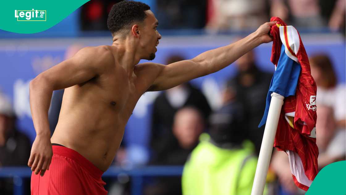 Trent Alexander-Arnold, Liverpool, Leicester City, King Power Stadium, Leicester, England, Premier League. Trent Alexander-Arnold, Liverpool, Leicester City, King Power Stadium, Leicester, England, Premier League.