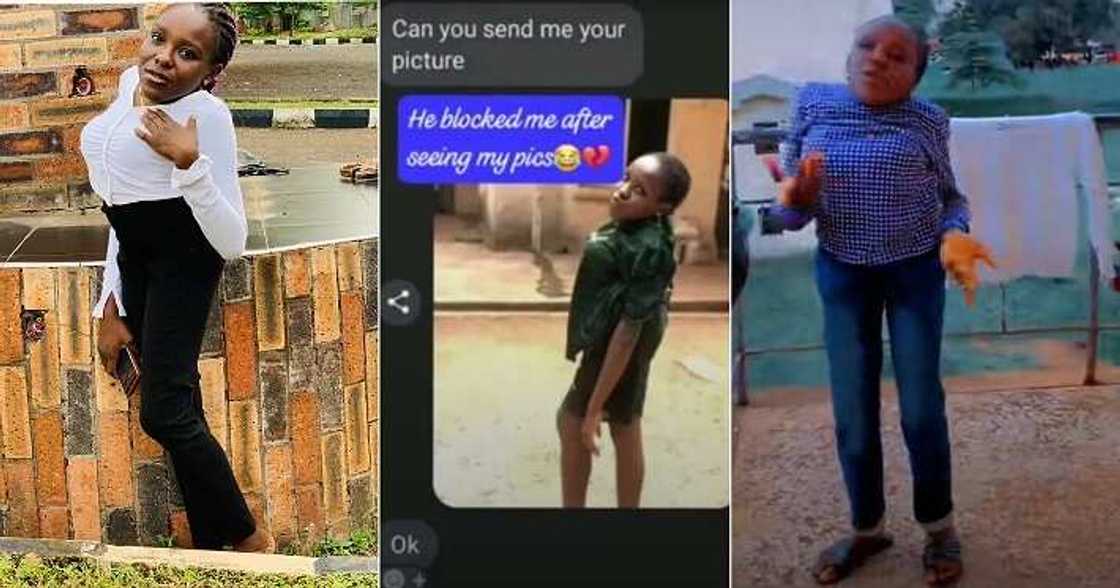 Man blocks physically challenged lady after seeing her photo Man blocks physically challenged lady after seeing her photo