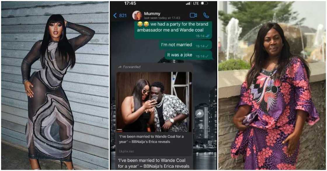 Photos of Erica, Wande Coal and Erica's mum Photos of Erica, Wande Coal and Erica's mum