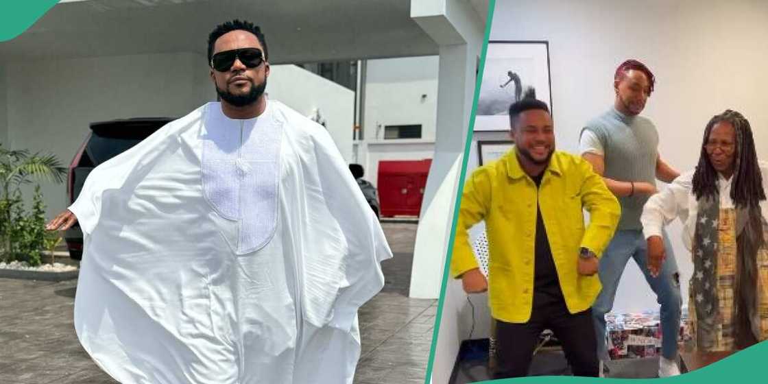 Tim Godfrey and Whoopi Goldberg do Big God challenge.