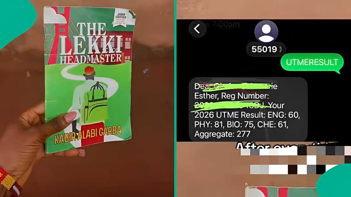 Lady goes viral after discarding The Lekki Headmaster post-UTME result Lady goes viral after discarding The Lekki Headmaster post-UTME result