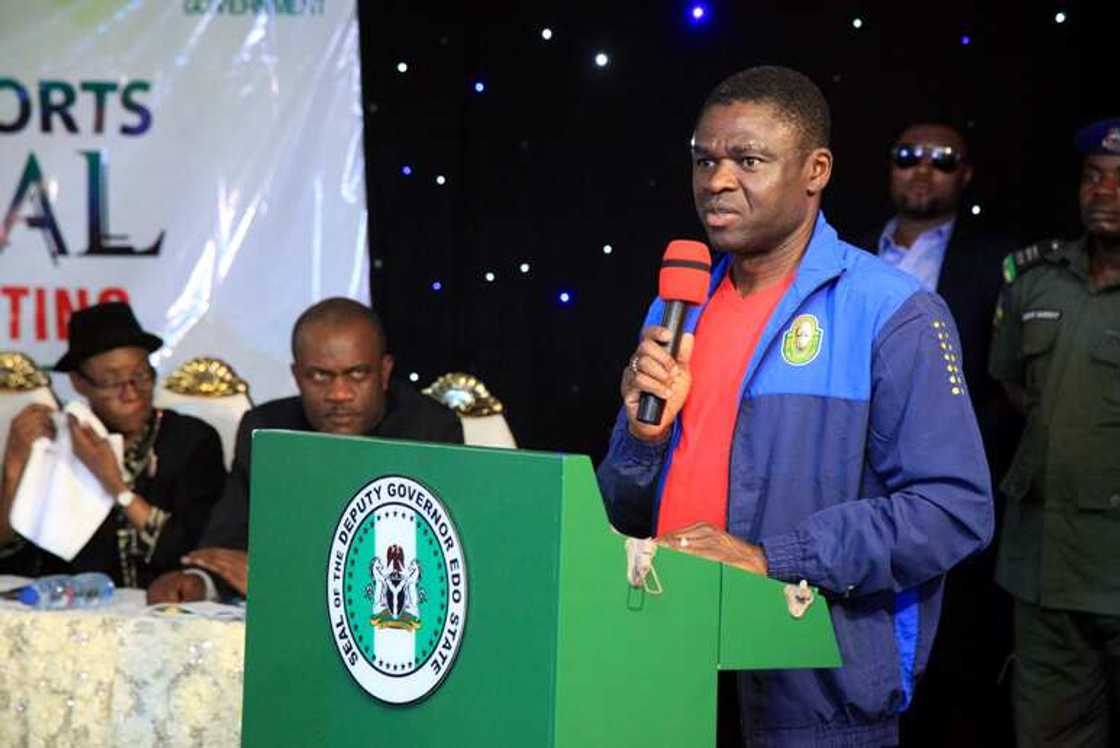 Edo deputy governor reveals how Oshiomhole wanted to transform to godfather Edo deputy governor reveals how Oshiomhole wanted to transform to godfather