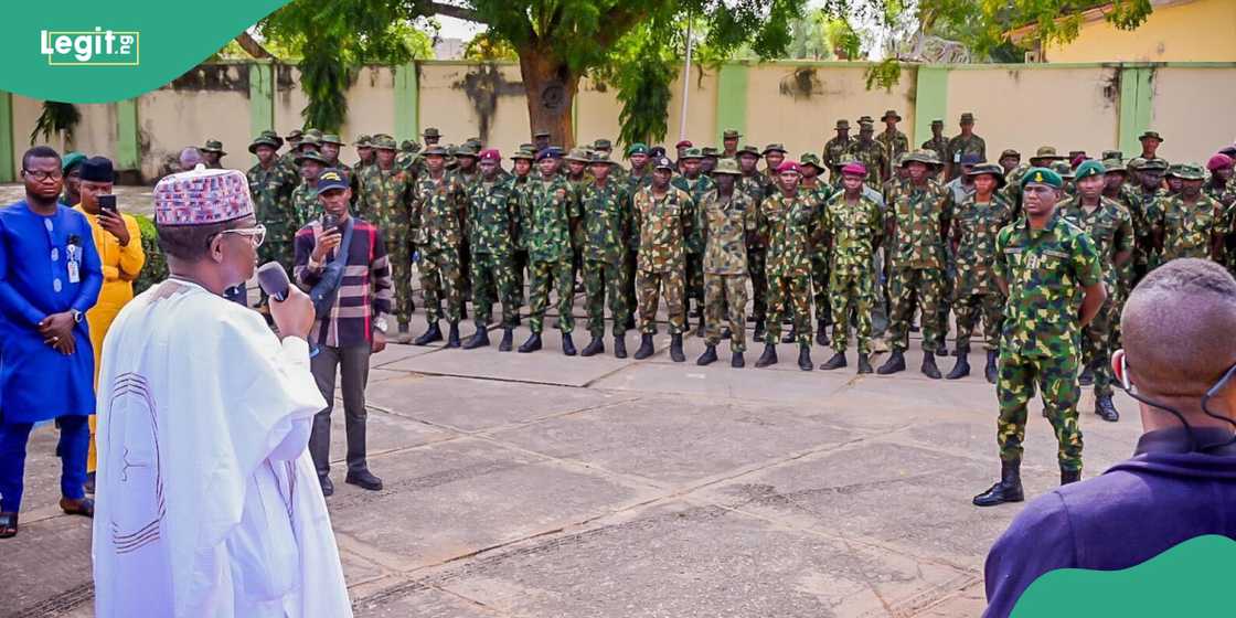 Matawalle delivers Tinubu’s message to Nigerian troops