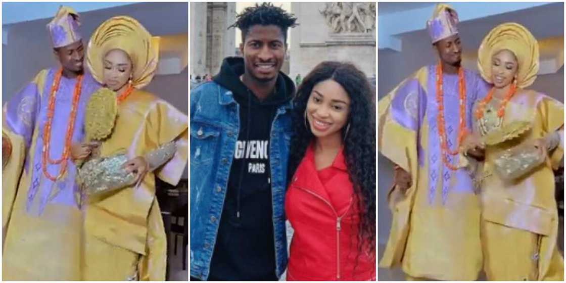 Becoming Mrs: Actress Yetunde Barnabas shares adorable video as she holds traditional wedding Becoming Mrs: Actress Yetunde Barnabas shares adorable video as she holds traditional wedding