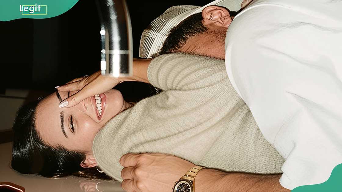 Kendall Jenner and Devin Booker cuddling