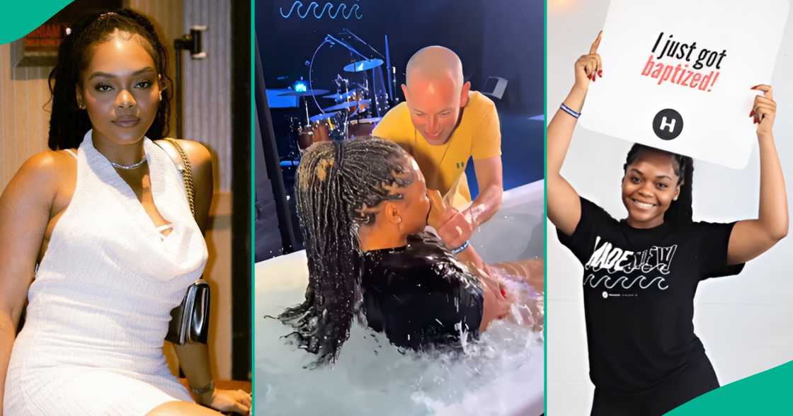 BBNaija reality star Lilo Aderogba dedicates her life to Christ. BBNaija reality star Lilo Aderogba dedicates her life to Christ.