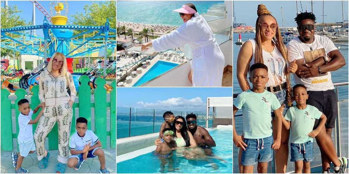 Actress Uche Nnanna and her family Actress Uche Nnanna and her family