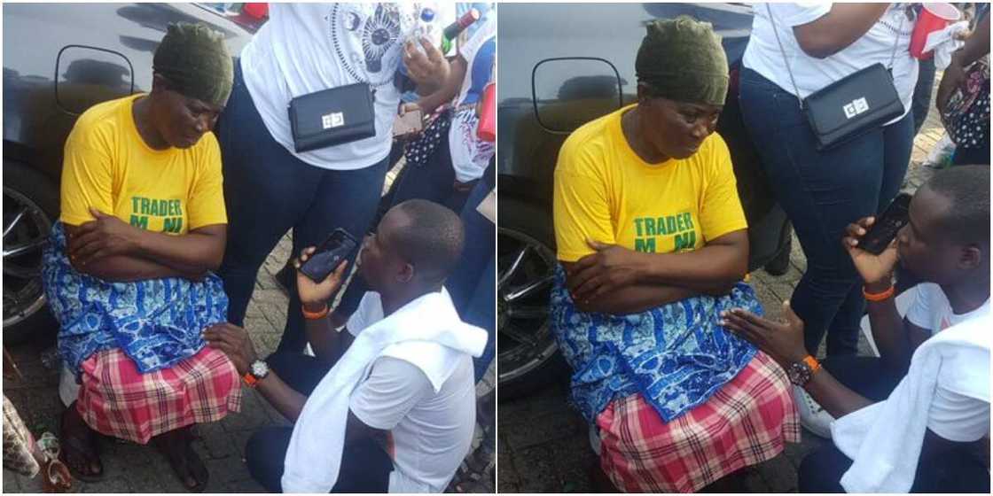 Nigerian youths donate N500k for groundnut seller at protest ground