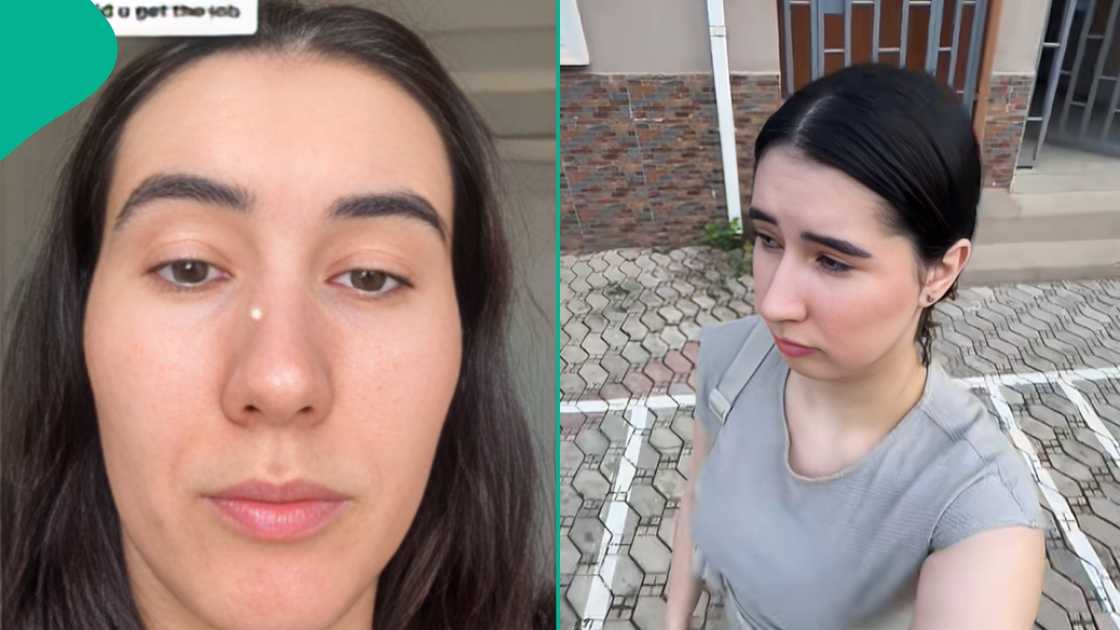 An oyinbo lady in Nigeria who attended a job interview in Abuja has shared its outcome