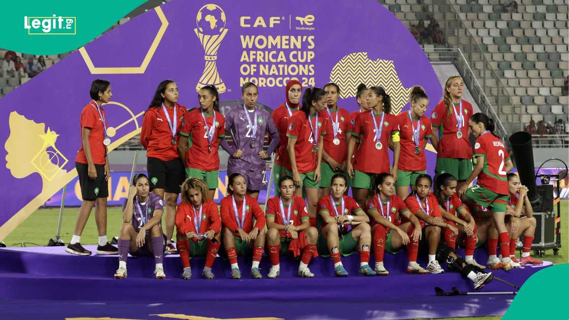 Ghislaine Chebbak, Atlas Women, Morocco, Prince Moulay Hassan Stadium, Rabat, WAFCON 2025. Ghislaine Chebbak, Atlas Women, Morocco, Prince Moulay Hassan Stadium, Rabat, WAFCON 2025.