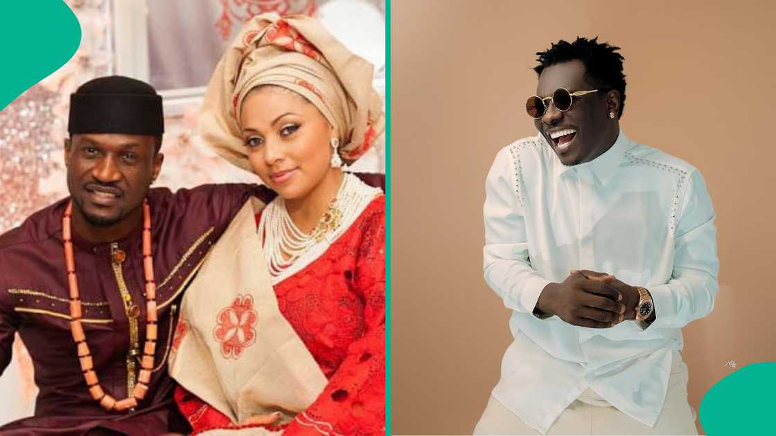 Mr P warns Terry Apala while dancing with his wife.