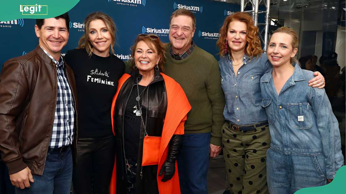 Michael Fishman, Sarah Chalke, Roseanne Barr, John Goodman, SiriusXM host Sandra Bernhard and Lecy Goranson