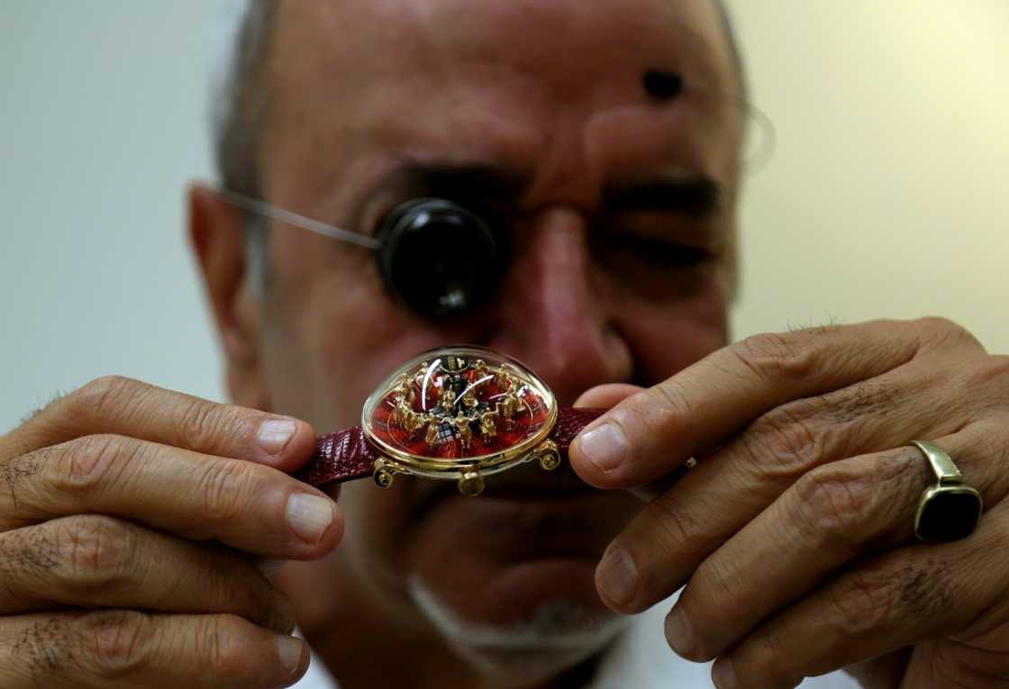 The timepiece, worth roughly $1.4 million, is set to face off against the best watches from across the world at the Geneva Watchmaking Grand Prix in November The timepiece, worth roughly $1.4 million, is set to face off against the best watches from across the world at the Geneva Watchmaking Grand Prix in November